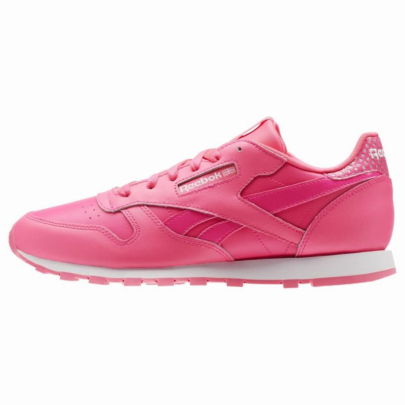 Tenisi Reebok Classic Leather Squad Pack Fete Roz Romania FJ8432ZS